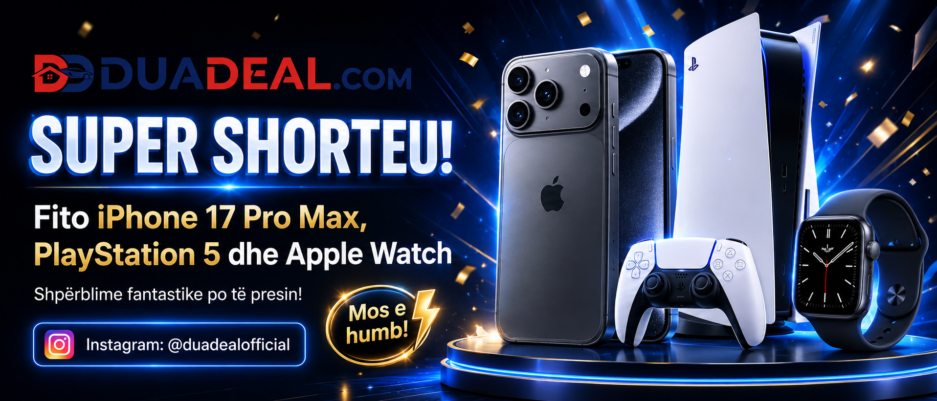 DuaDeal Super Short 15 July giveaway